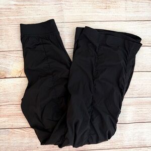 lululemon athletica ruched black dance studio pants XS